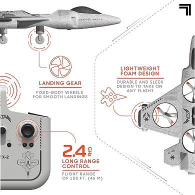 Sharper Image Drone Thunderbolt Jet X2 Drone