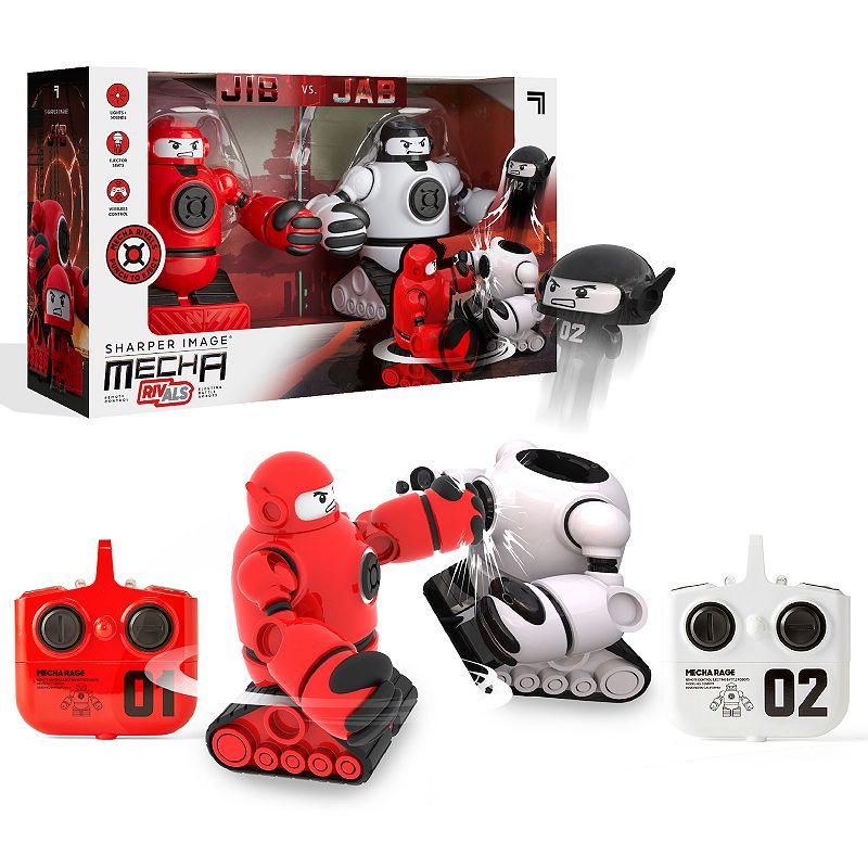 Sharper Image Toy R/C Mecha Rivals Robots, Red Black