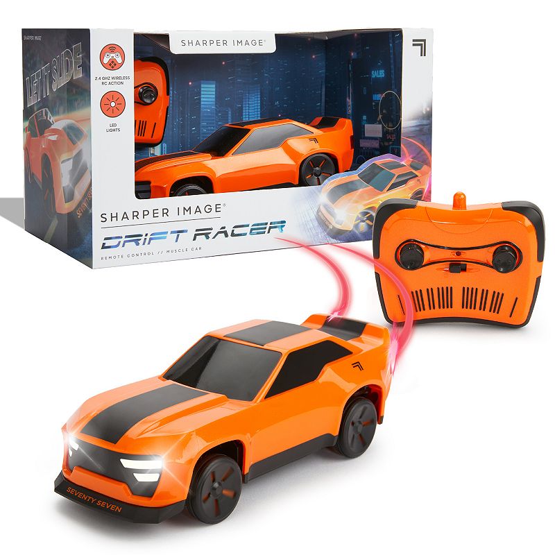 Sharper Image Drift Racer Toy RC Car, Orange