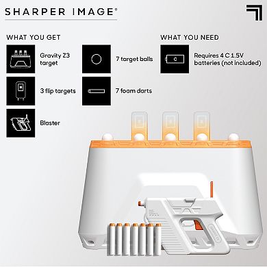 Sharper Image LED Gravity Z3 Hovering Target Shot Game