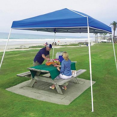 Z-Shade 10 by 10 Foot Instant Pop Up Shade Canopy Tent Emergency Shelter, Blue