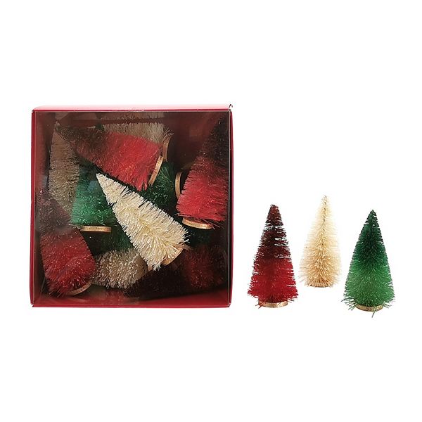 Sonoma Goods For Life® Ombre Bottle Brush Christmas Trees Table Decor