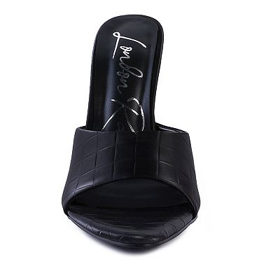 London Rag Bottoms Up Women's Pointed High Heel Sandals