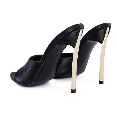 London Rag Bottoms Up Women's Pointed High Heel Sandals