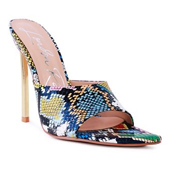 London Rag Bottoms Up Women's Pointed High Heel Sandals