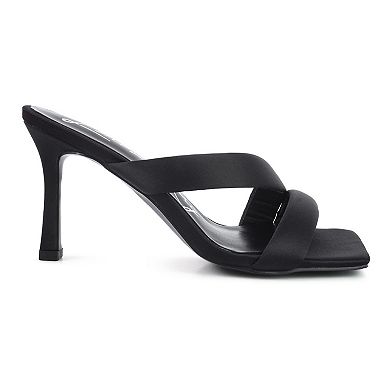 London Rag Spice Up Women's Cross Strap Heels