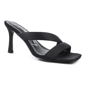 London Rag Spice Up Women's Cross Strap Heels