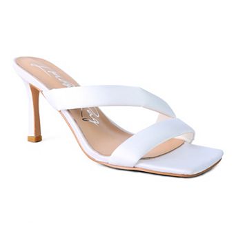 London Rag Spice Up Women's Cross Strap Heels