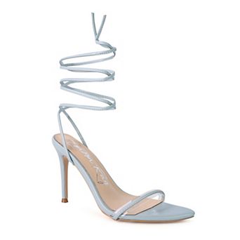 London Rag Sphynx Women's High Heel Lace Up Sandals