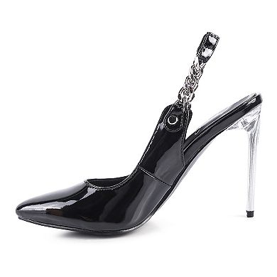 London Rag Coveted Women's High Heeled Sling Back Sandals