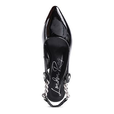 London Rag Coveted Women's High Heeled Sling Back Sandals