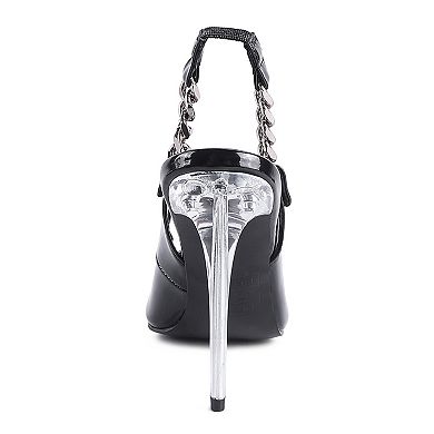 London Rag Coveted Women's High Heeled Sling Back Sandals