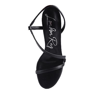 London Rag Women's Strappy Slingback Heeled Sandals