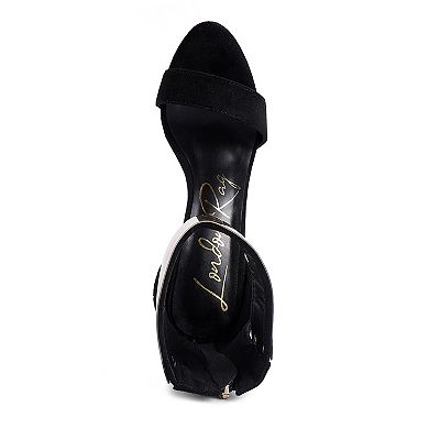 London Rag Cosmo Girl Women's Metal Band High Heel Sandals