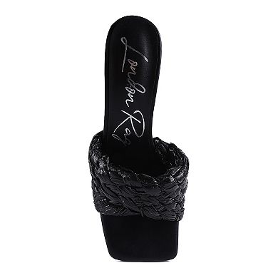 London Rag Pot Pro Braided Raffia Women's Block Sandals