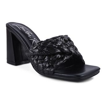 London Rag Pot Pro Braided Raffia Women's Block Sandals