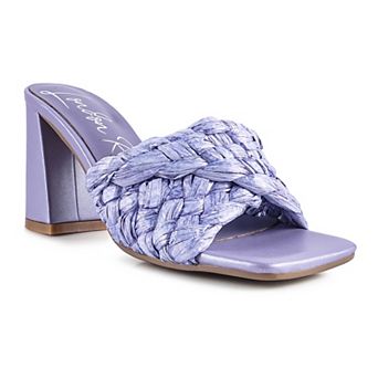 London Rag Pot Pro Braided Raffia Women's Block Sandals