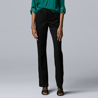 Women's Simply Vera Vera Wang High-Rise Flare Pants