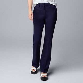 Women's Simply Vera Vera Wang High-Rise Flare Pants