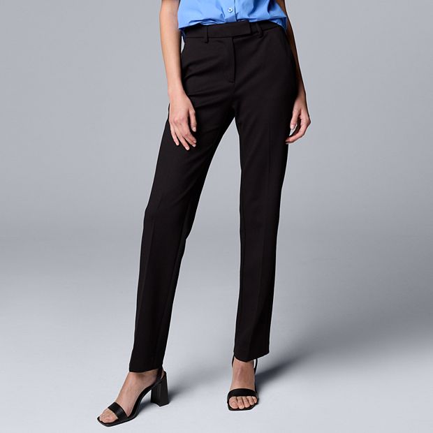 Women's Simply Vera Vera Wang Seamed Scuba Skinny Pants