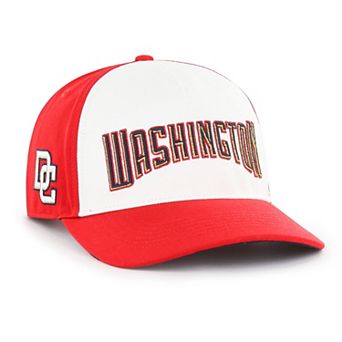 Men's '47 Red/White Washington Nationals Cooperstown Collection Retro Contra Hitch Snapback Hat