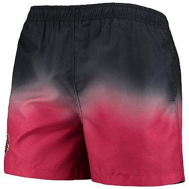 Men's FOCO Cardinal Arizona Cardinals Dip-Dye Swim Shorts