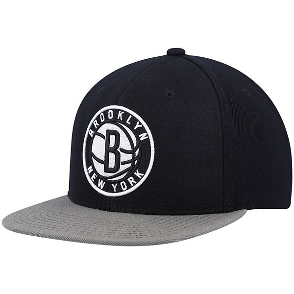 Men's Mitchell & Ness Black/Gray Brooklyn Nets Team Two-Tone 2.0 ...