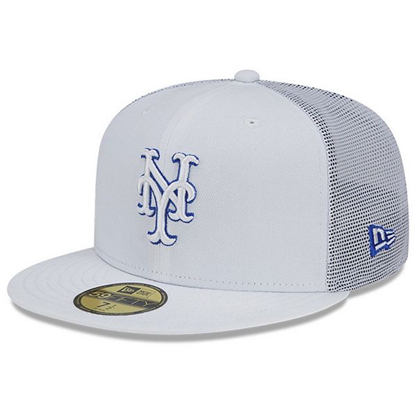 New York Mets New Era Retro Jersey Script 59FIFTY Fitted Hat - White