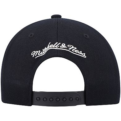 Men's Mitchell & Ness Black Brooklyn Nets Ground 2.0 Snapback Hat