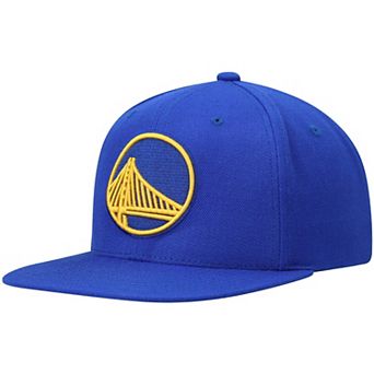 Men's Mitchell & Ness Royal Golden State Warriors Ground 2.0 Snapback Hat