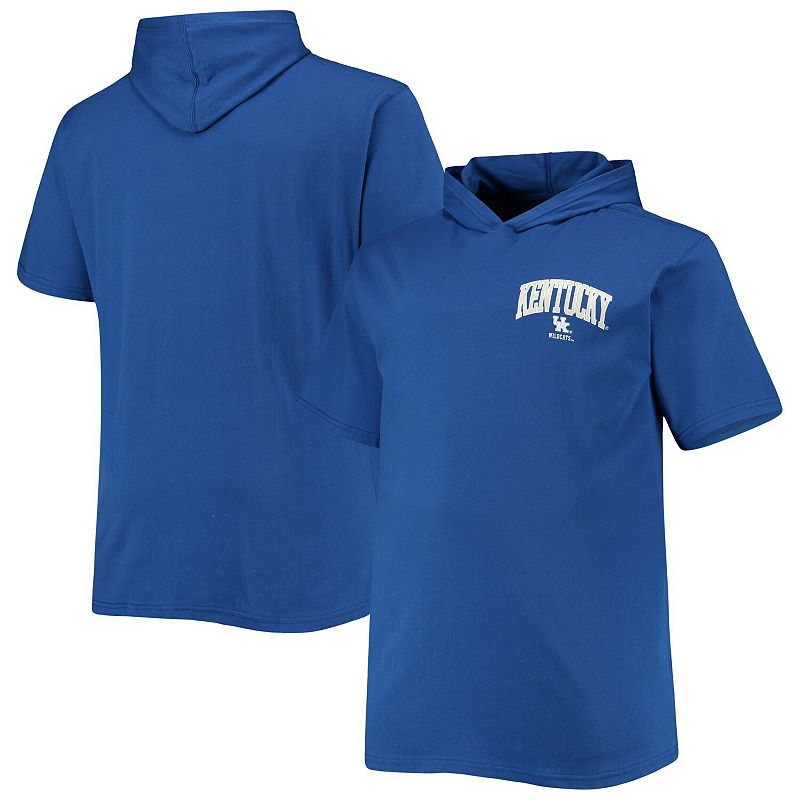 Mens Royal Kentucky Wildcats Big & Tall Team Hoodie T-Shirt, Size: 2XLT, B