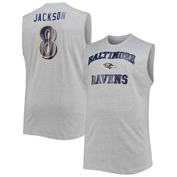 Baltimore Ravens Home Name & Number Hoodie - Lamar Jackson - Mens