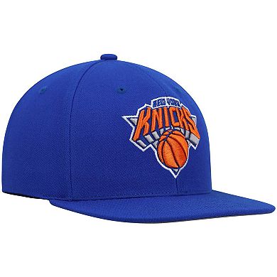 Men's Mitchell & Ness Blue New York Knicks Ground 2.0 Snapback Hat