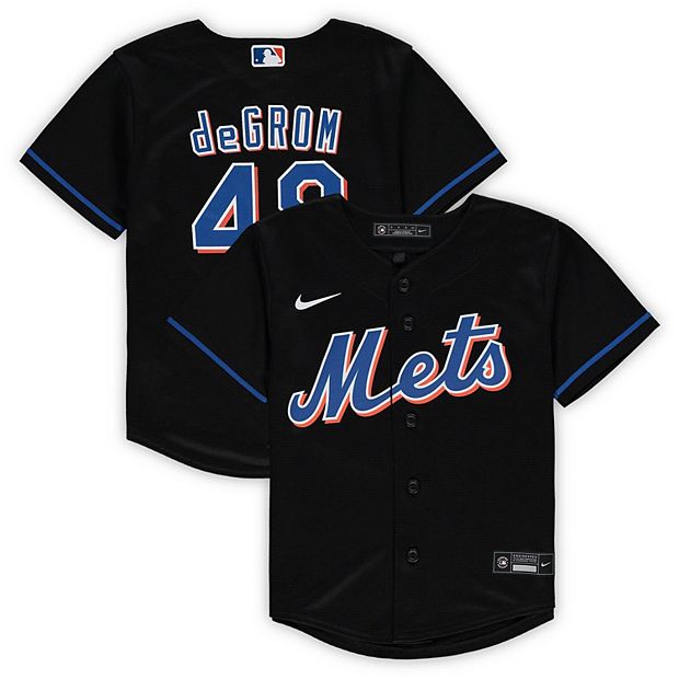 Preschool Nike Jacob deGrom Black New York Mets Alternate Replica Player  Jersey