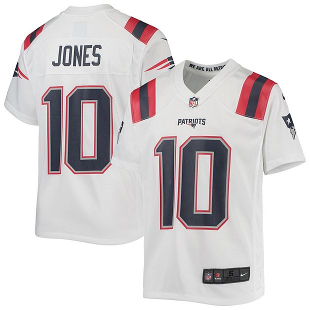 New England Patriots Nike Game Road Jersey - White - Custom - Womens