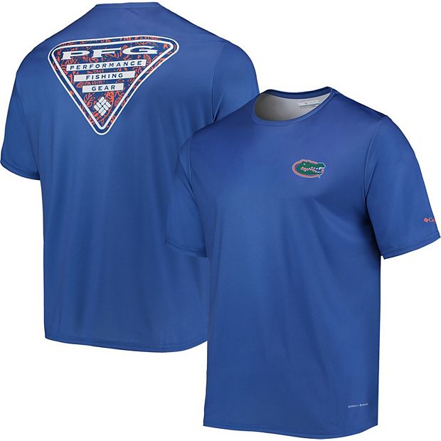 Columbia Men&s Florida Gators Blue Terminal Tackle Long Sleeve T-Shirt, Large