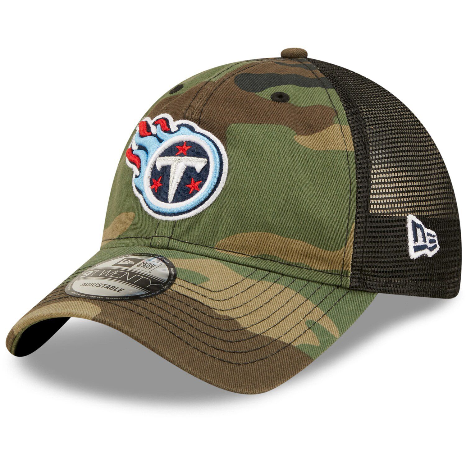 Tennessee Titans Camo 2022 Training Camp Bucket Hat