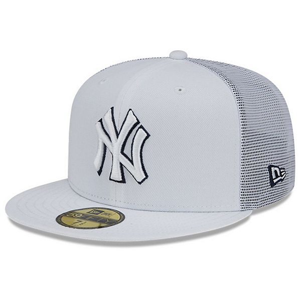New Era 59FIFTY New York Yankees Fitted Hat Cap All White 