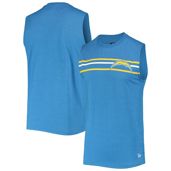 Los Angeles Chargers Cutter & Buck Prospect Textured Stretch Mens Short Sleeve Polo