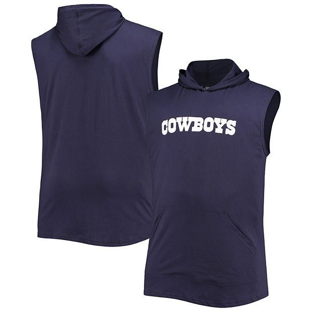 NFL Dallas Cowboys Men's Big and Tall Pullover Hooded Sweatshirt 