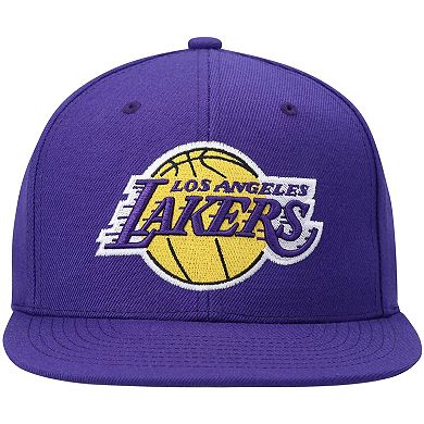 Men's Mitchell & Ness Purple Los Angeles Lakers Ground 2.0 Snapback Hat