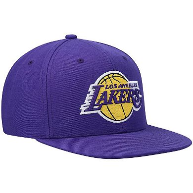 Men's Mitchell & Ness Purple Los Angeles Lakers Ground 2.0 Snapback Hat