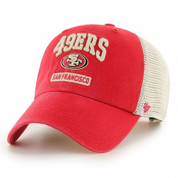 '47 Men's San Francisco 49ers Red Adjustable Trucker Hat