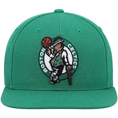 Men's Mitchell & Ness Kelly Green Boston Celtics Ground 2.0 Snapback Hat