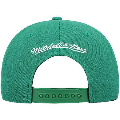 Men's Mitchell & Ness Kelly Green Boston Celtics Ground 2.0 Snapback Hat