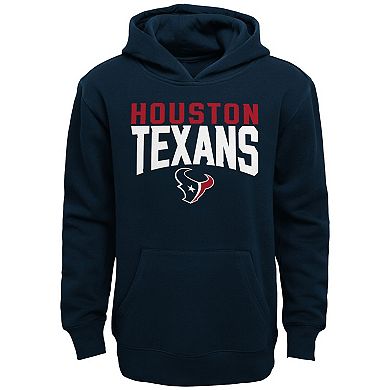 Toddler Navy/Heathered Gray Houston Texans Fan Flare Pullover Hoodie & Sweatpants Set