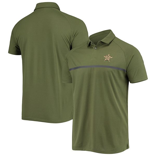 Houston Astros Cutter & Buck Forge Stretch Mens Polo