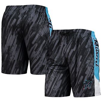 Men's FOCO Black Miami Marlins Static Shorts