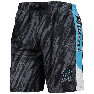 Men's FOCO Black Miami Marlins Static Shorts