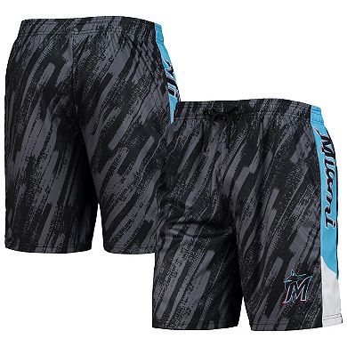 Men's FOCO Black Miami Marlins Static Shorts